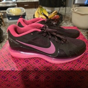 Nike Women's Burgundy and Pink Air Athletic Shoes